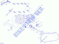 Copertura CVT e avviamento a pedale per Can-Am DS 70 2019
