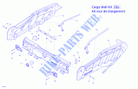 Kit da parete per vano di carico per Can-Am OUTLANDER 6X6 1000 T3 2019