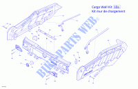 Kit da parete per vano di carico per Can-Am OUTLANDER MAX 6X6 1000 2019