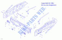Kit da parete per vano di carico per Can-Am OUTLANDER MAX 6X6 650 2019