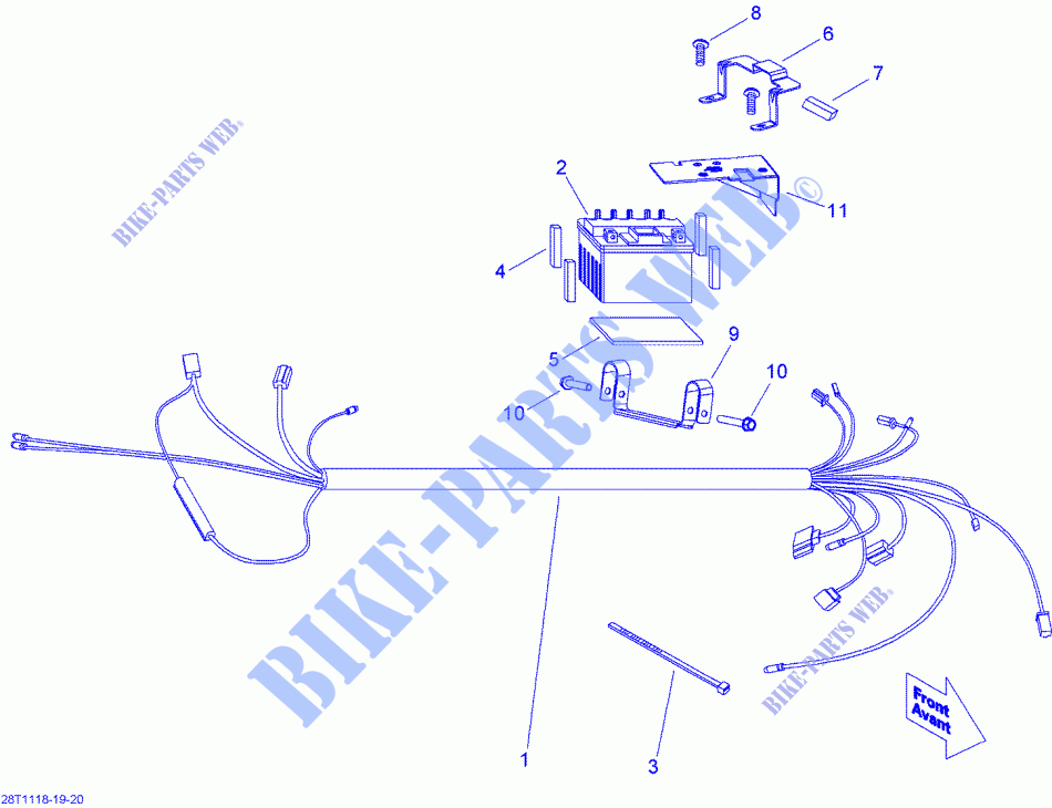 CABLAGGIO PRINCIPALE per Can-Am MINI DS 90 2015