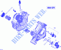Lubrificazione del motore per Can-Am OUTLANDER X MR 650 2015