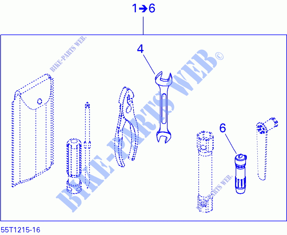 Kit di strumenti per Can-Am DS 450 2014
