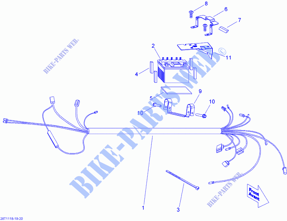 CABLAGGIO PRINCIPALE per Can-Am MINI DS 90 2014
