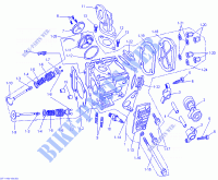 Testa cilindro  e collettore di aspirazione per Can-Am DS 70 2013