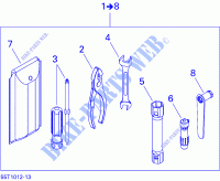Kit di strumenti per Can-Am DS X XC / X MX 450 2010