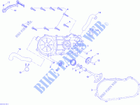 Copertura CVT e avviamento a pedale per Can-Am DS 70 2010