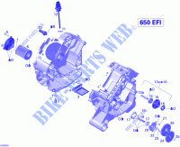Lubrificazione del motore per Can-Am OUTLANDER MAX XT 650 2009