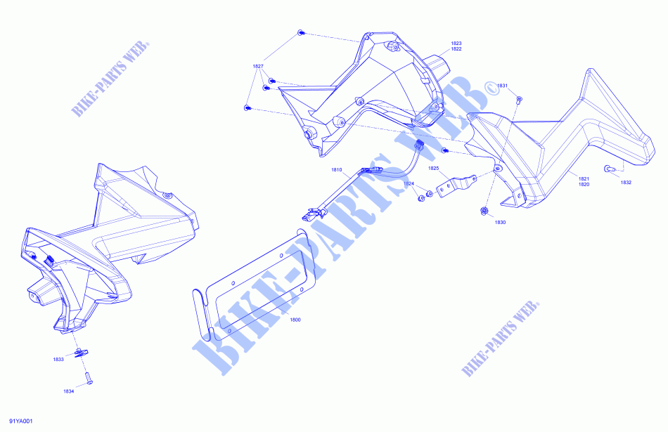 Varie   Fanale posteriore   Giappone   Kit di conformità per Can-Am RYKER ACE RALLY EDITION 900 2021