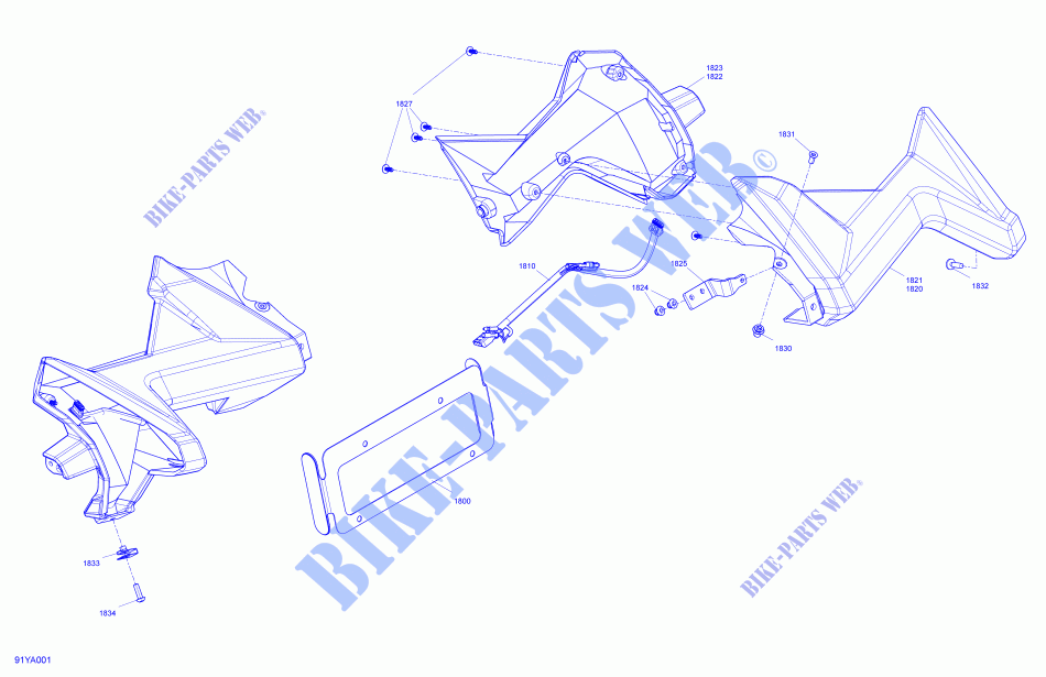 Varie   Fanale posteriore   Giappone   Kit di conformità per Can-Am RYKER ACE 600 2021