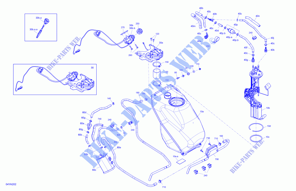 Motore   SERBATOIO CARBURANTE per Can-Am SPYDER F3 (BUILT AFTER 09/2020) 2021