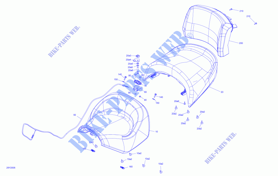 SELLA per Can-Am SPYDER F3 LIMITED SE6 CHROME EDITION 2020