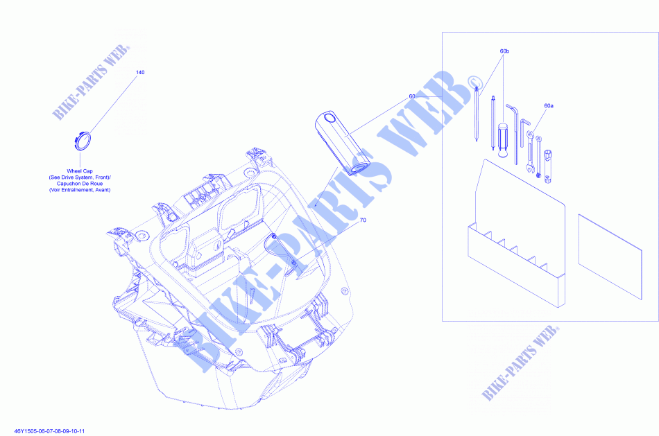 Kit di strumenti per Can-Am SPYDER ST-S SM5 2015