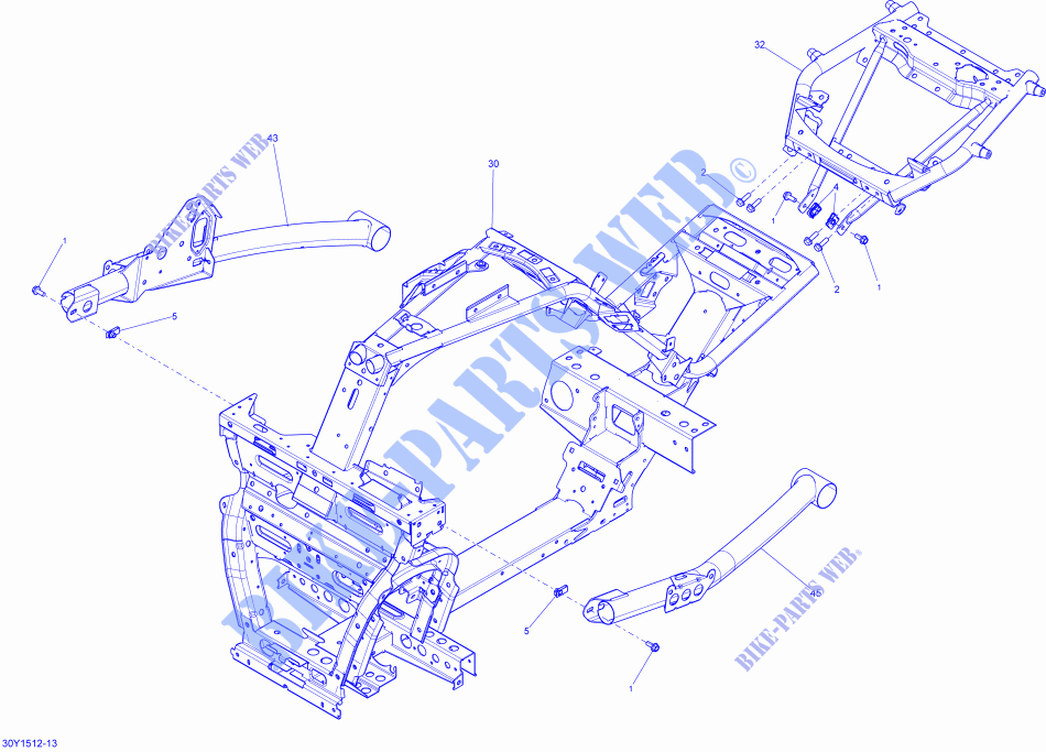 TELAIO per Can-Am SPYDER F3 S SE6 2015
