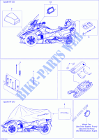Kit di strumenti per Can-Am SPYDER RT LIMITED SE6 2014