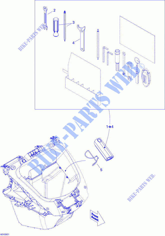 Kit di strumenti per Can-Am SPYDER GS SE5 2009