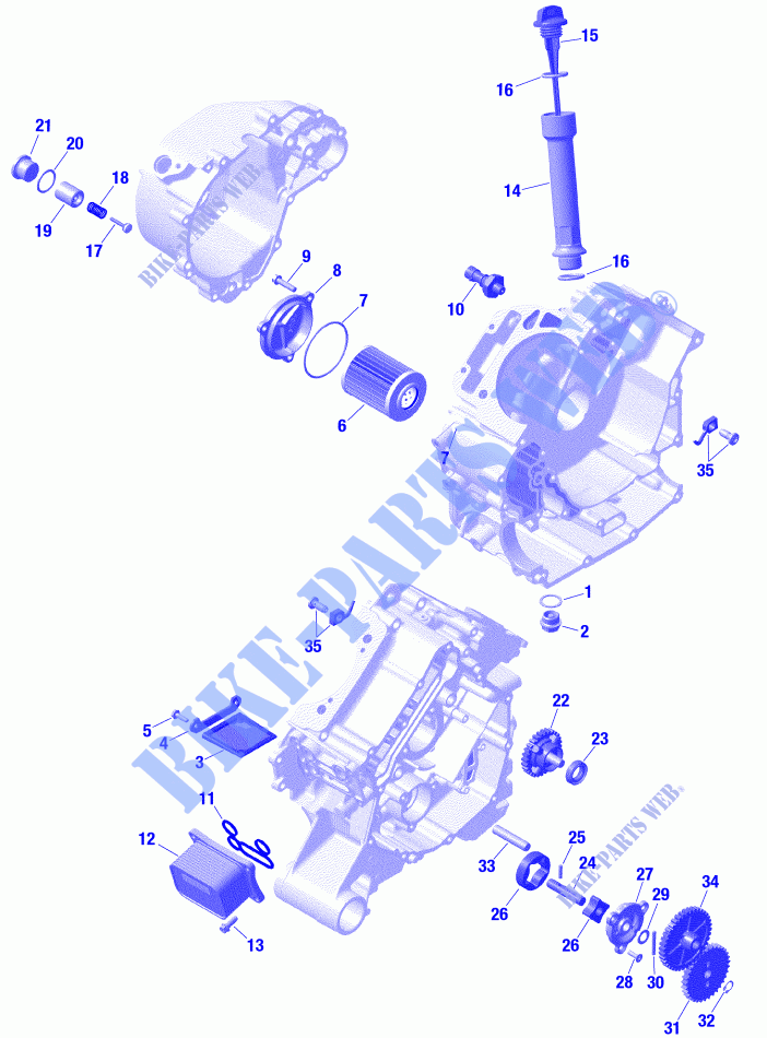 Motore   Lubrificazione per Can-Am DEFENDER XT HD10 2020
