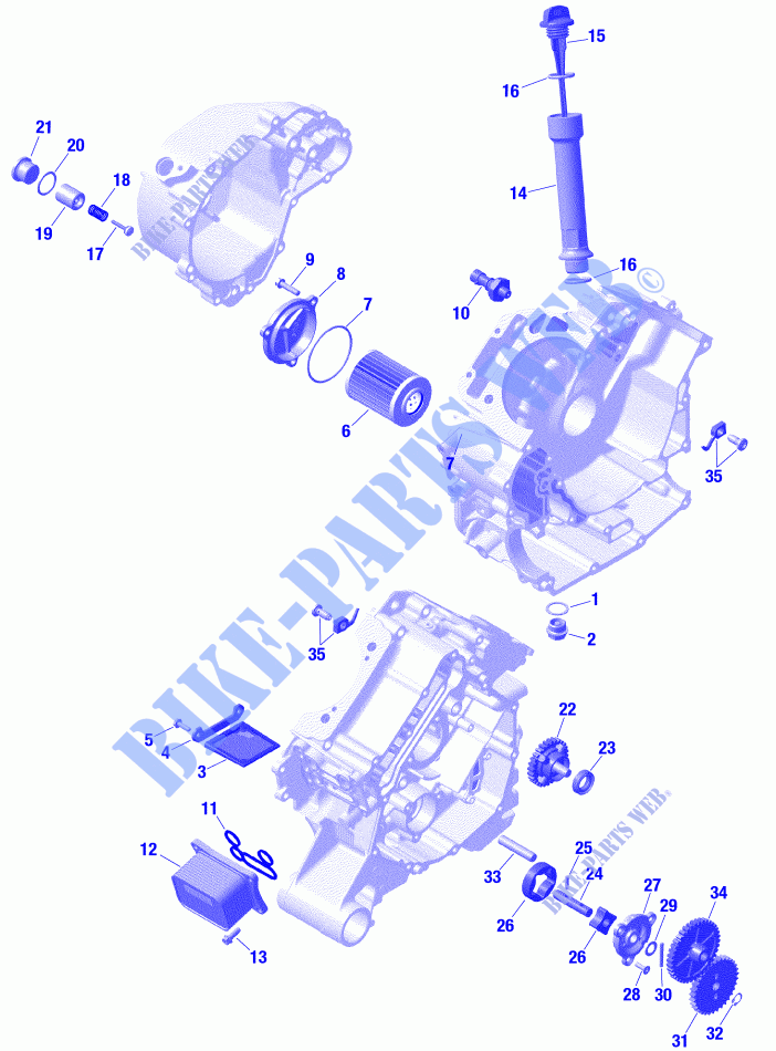 Motore   Lubrificazione per Can-Am DEFENDER 6X6 HD10 2020