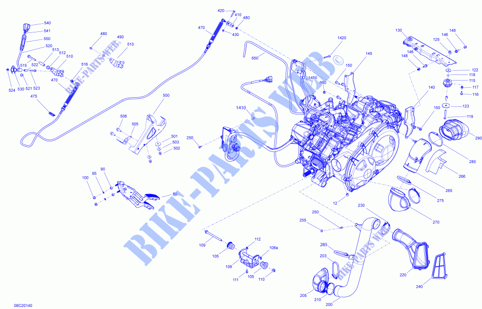 Motore per Can-Am DEFENDER MAX CAB HD10 2020