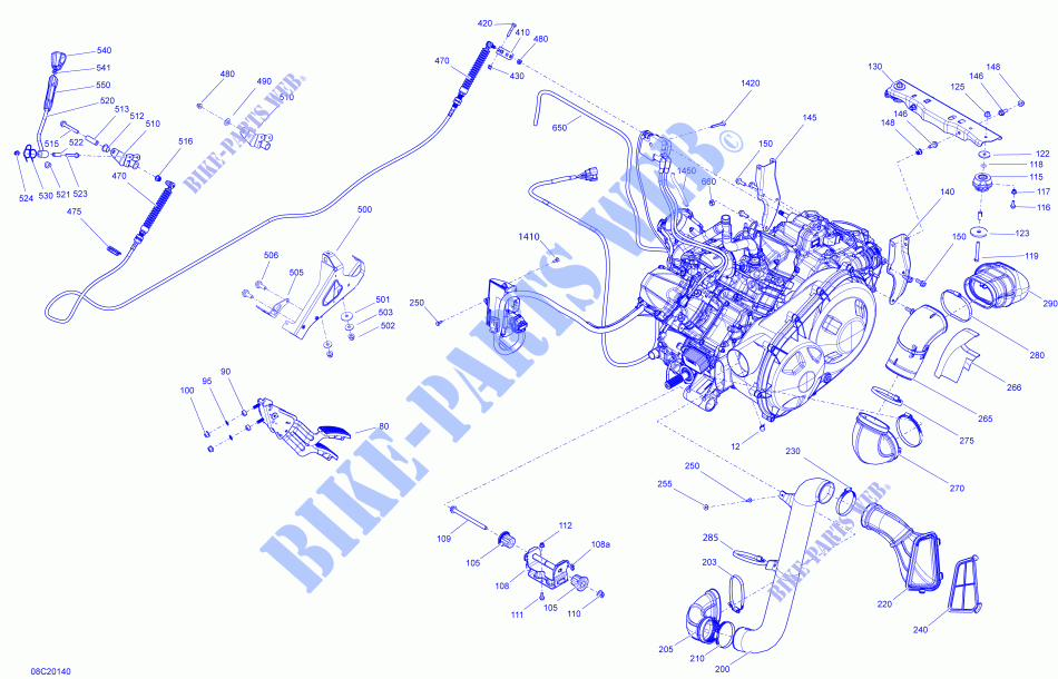 Motore per Can-Am DEFENDER CAB HD10 2020