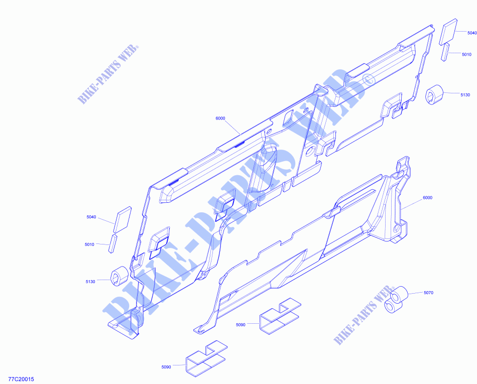 Sezione parete posteriore per Can-Am DEFENDER CAB HD10 2020