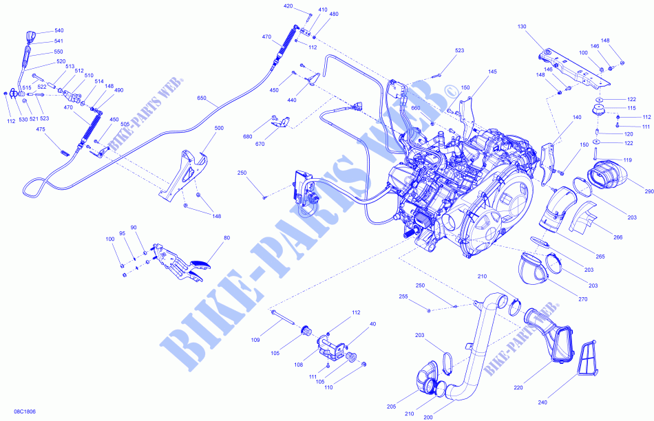 Motore per Can-Am DEFENDER MAX LONE STAR EDITION 2018