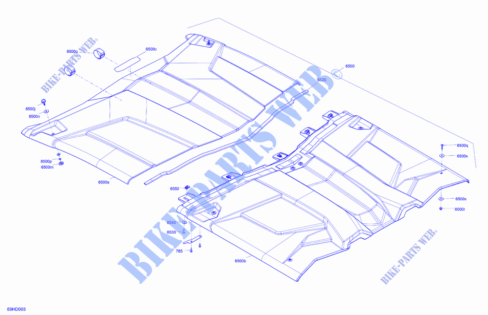 07  Body   Roof per Can-Am Maverick MAX X RS Turbo RR Smart Shox 2024