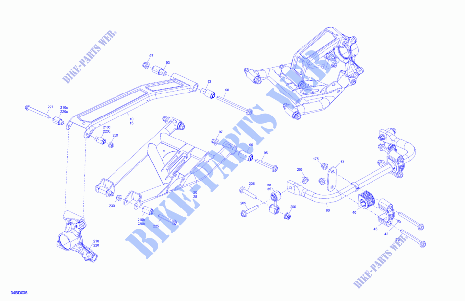 05  Suspension   Rear Components per Can-Am Maverick Sport 1000R DPS 2024