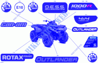 07  Body   Feature Decals per Can-Am Outlander DPS 1000R EFI 4X4 2024