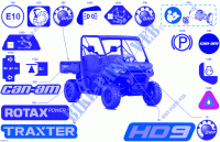 07  Body   Decals per Can-Am Traxter BASE HD9 2024