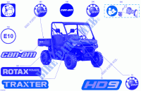 07  Body   Decals per Can-Am Traxter DPS HD9 2024