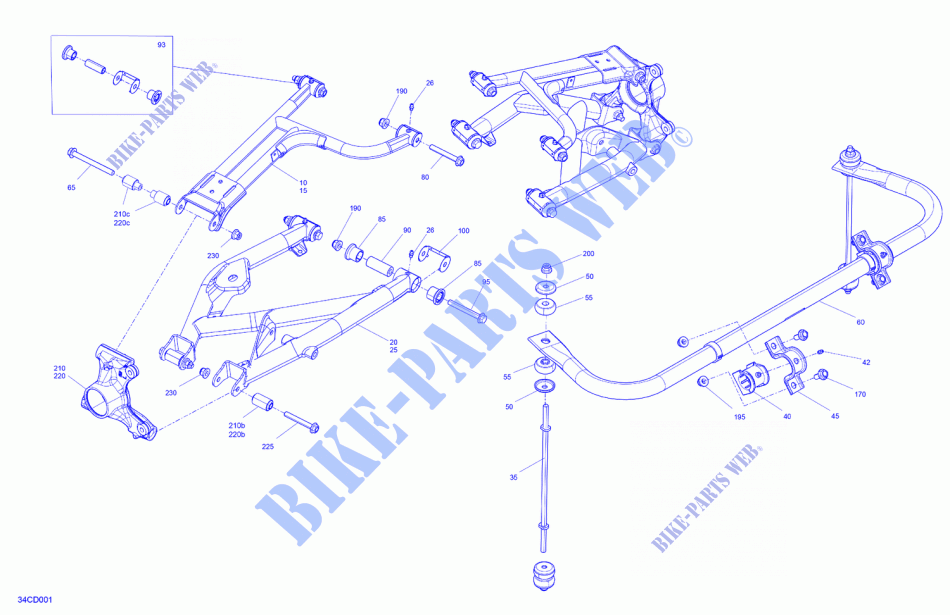 05  Suspension   Rear Components per Can-Am Traxter XU HD9 2024