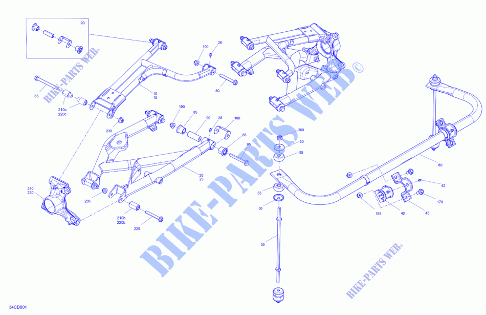 05  Suspension   Rear Components per Can-Am Traxter PRO DPS HD10 2024