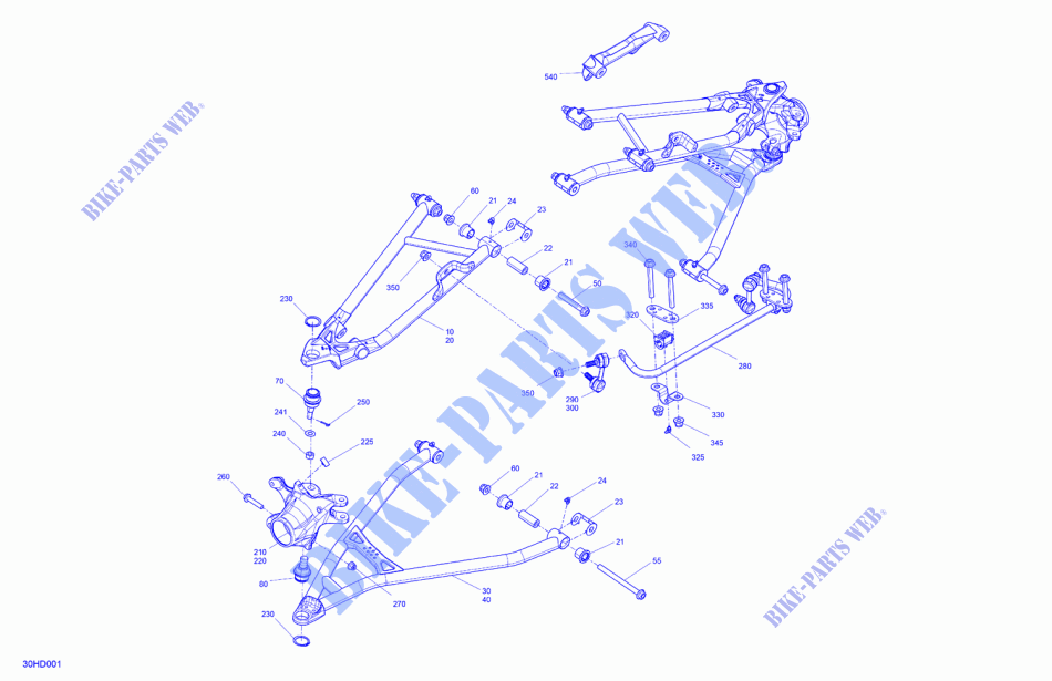 05  Suspension   Front Components per Can-Am Maverick DS Turbo 2024